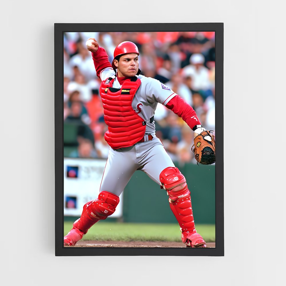 Poster Ivan monticule – affiche Baseball (vue 2)